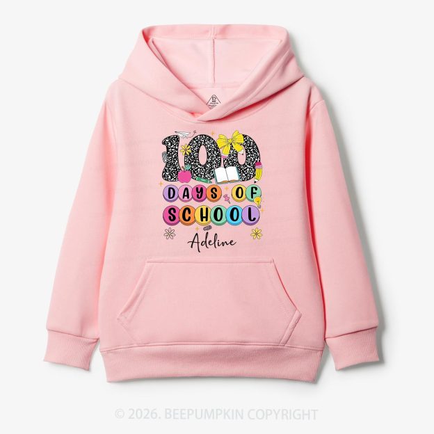 Personalized 100 Days Smarter and Sweeter Toddler&Kid's Hoodies