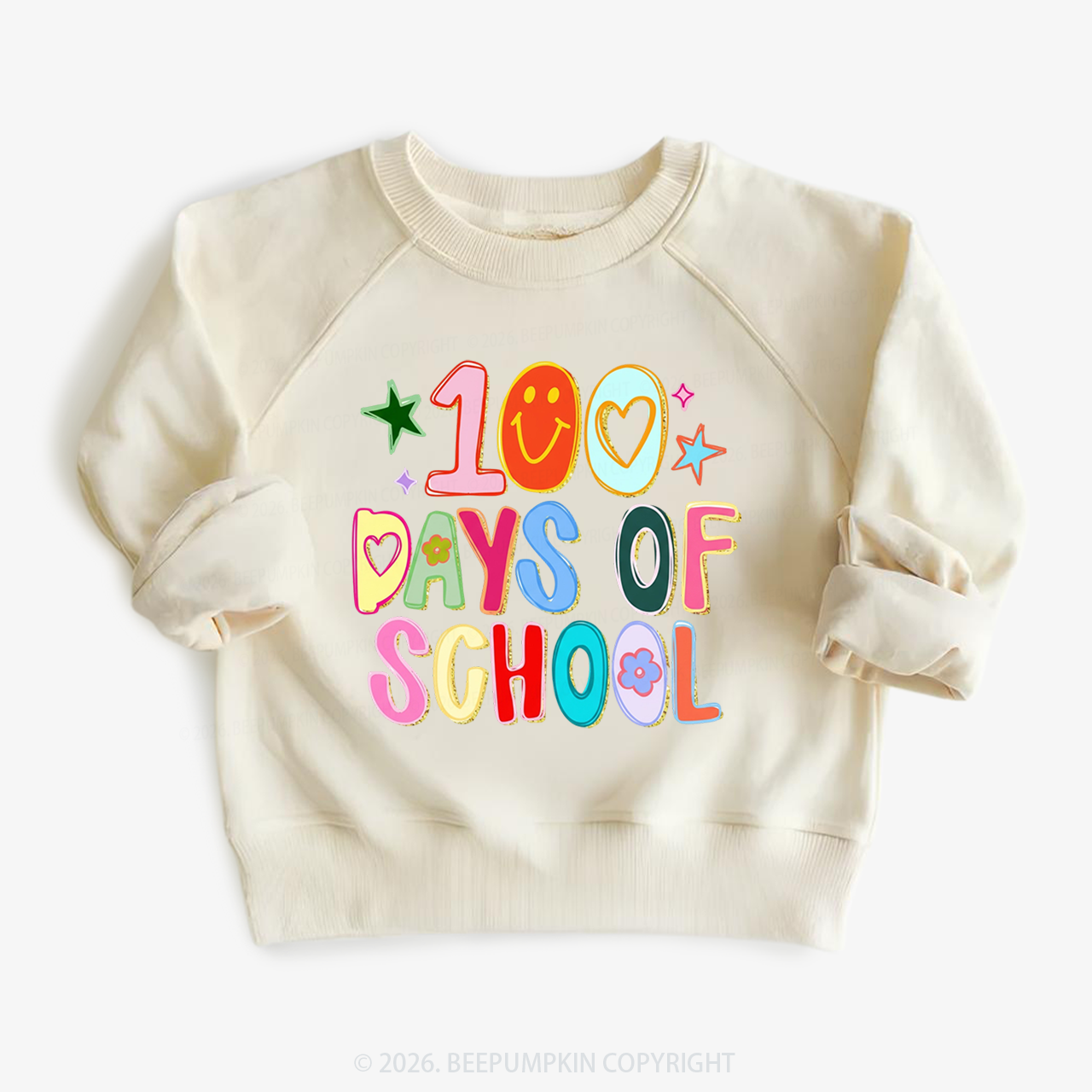 Color Pop 100 Days Brighter Toddler&Kid's Sweatshirt