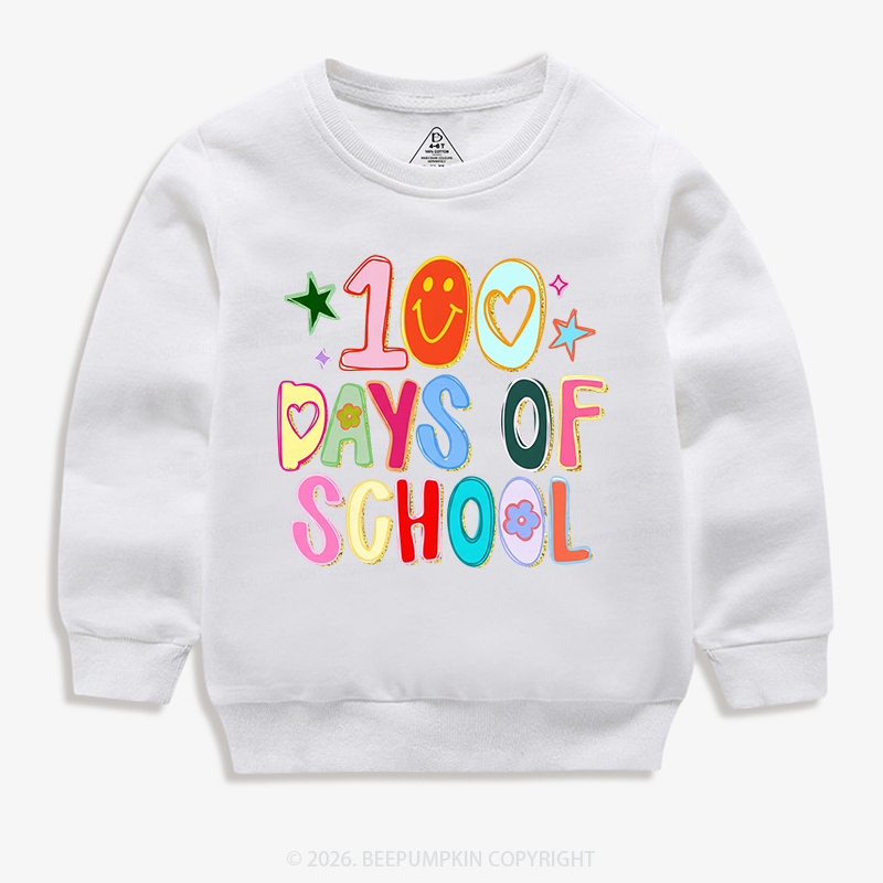 Color Pop 100 Days Brighter Toddler&Kid's Sweatshirt