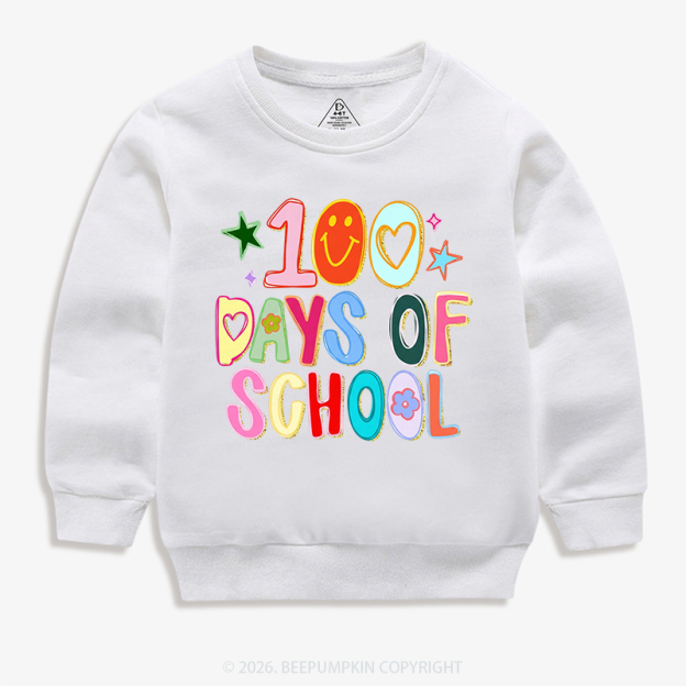 Color Pop 100 Days Brighter Toddler&Kid's Sweatshirt