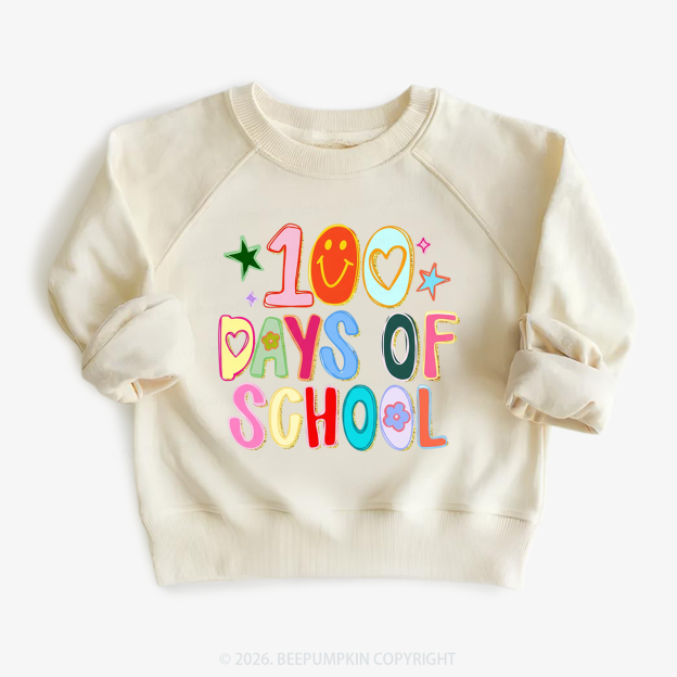 Color Pop 100 Days Brighter Toddler&Kid's Sweatshirt