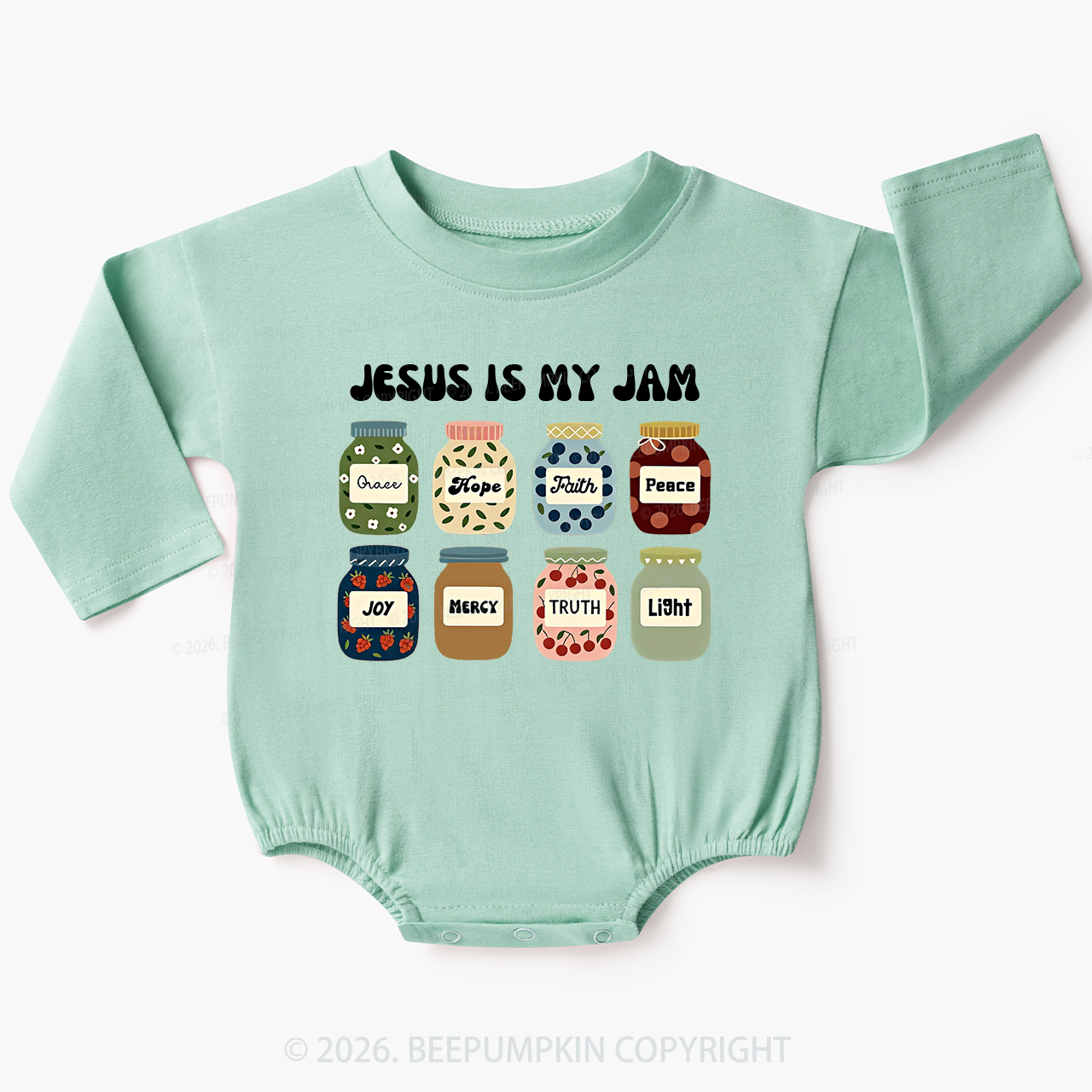 Jesus Is My Jam Baby Bubble Romper