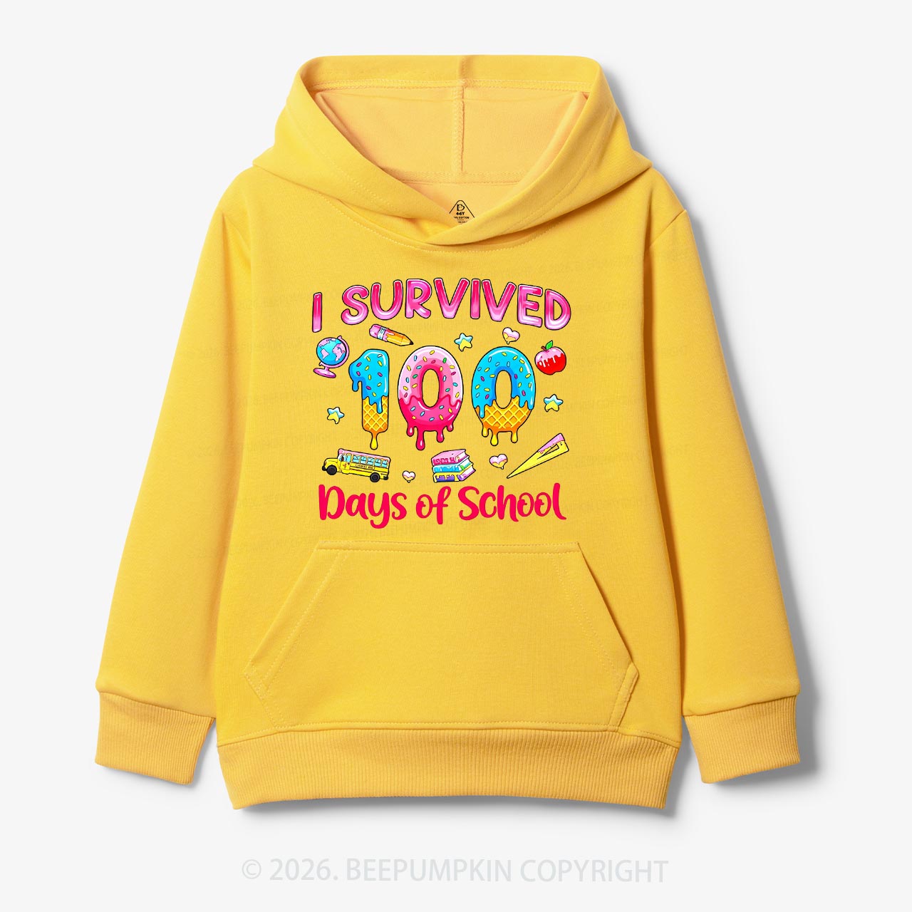 Sweet Survivor 100 Days Of School Toddler&Kid's Hoodies