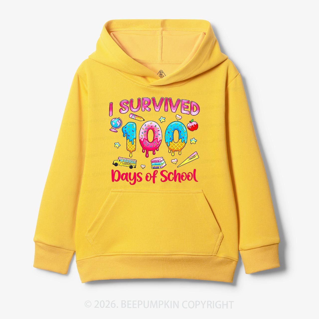 Sweet Survivor 100 Days Of School Toddler&Kid's Hoodies
