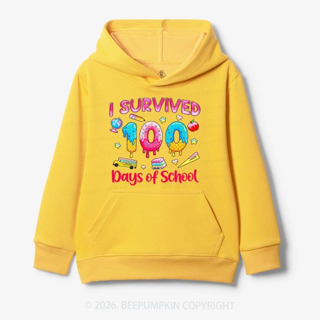 Sweet Survivor 100 Days Of School Toddler&Kid's Hoodies