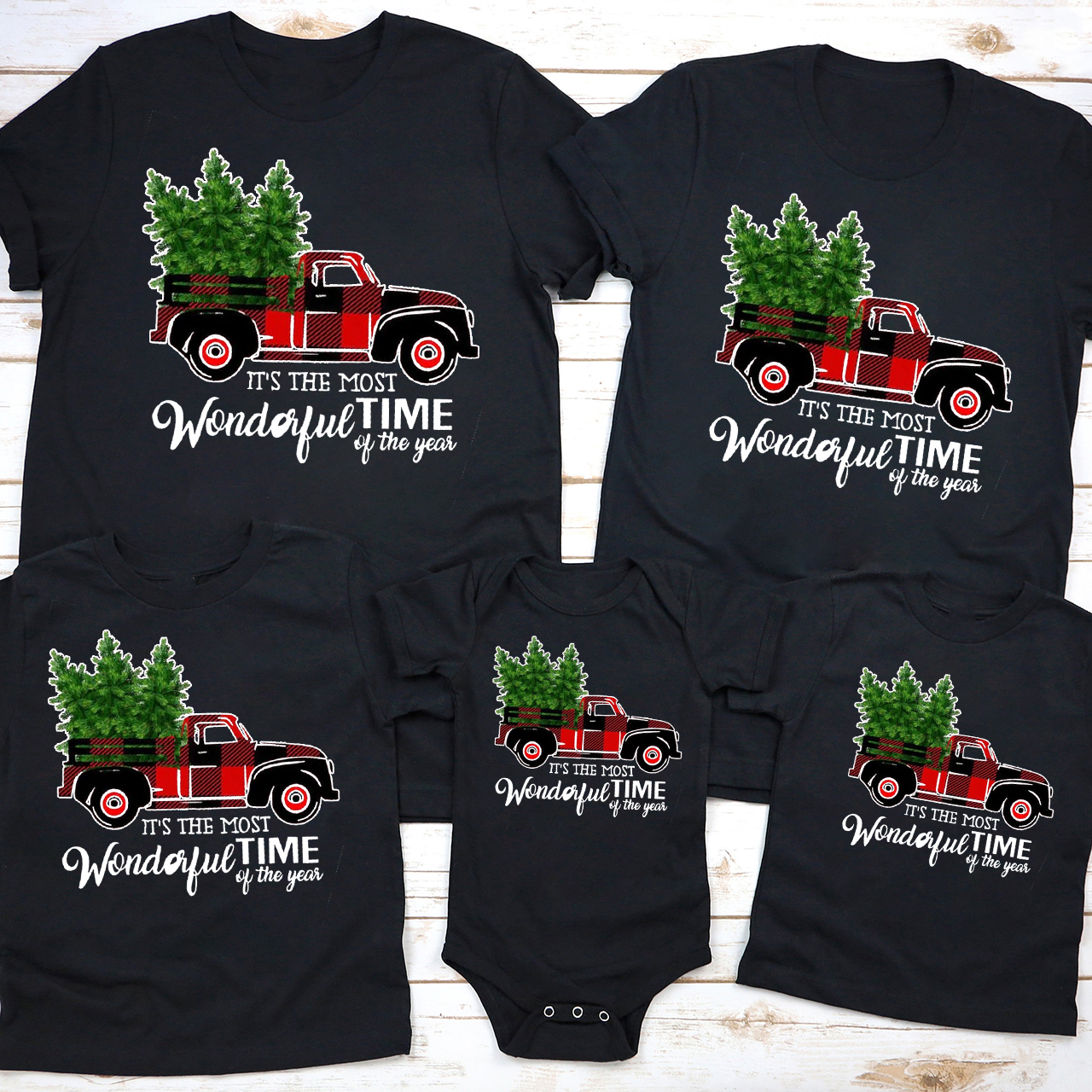 Most Wonderful Time Of The Year Christmas Family Shirts
