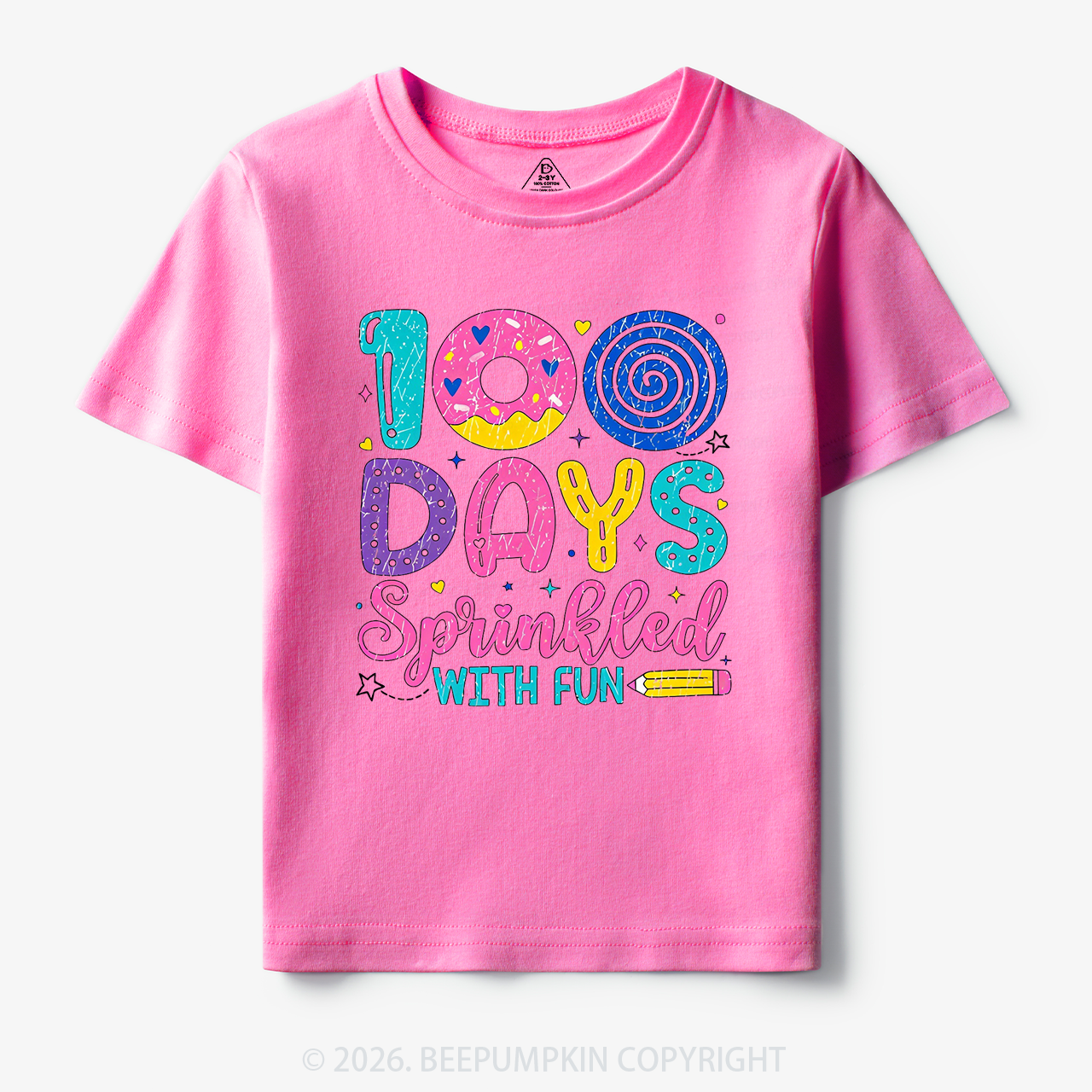 100 Days Sprinkled With Fun Toddler&Kid's Tees