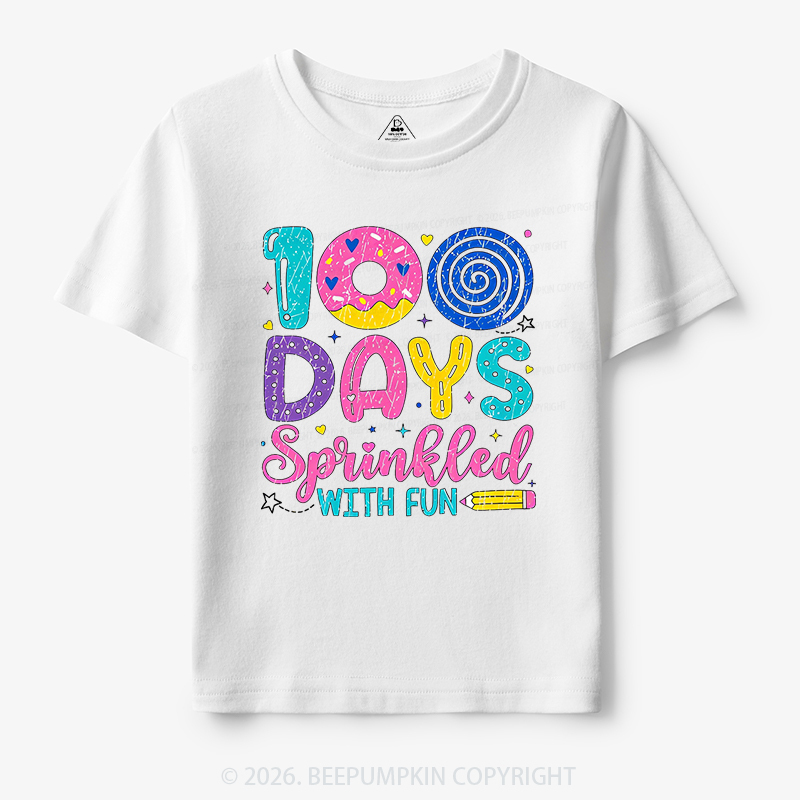100 Days Sprinkled With Fun Toddler&Kid's Tees