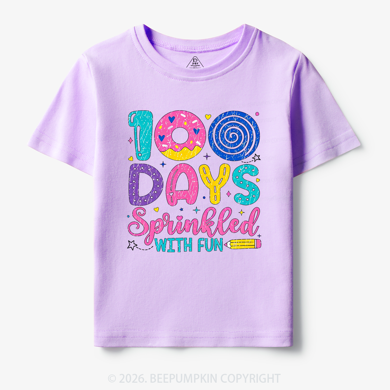 100 Days Sprinkled With Fun Toddler&Kid's Tees