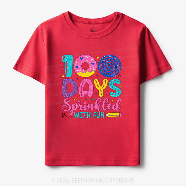 100 Days Sprinkled With Fun Toddler&Kid's Tees