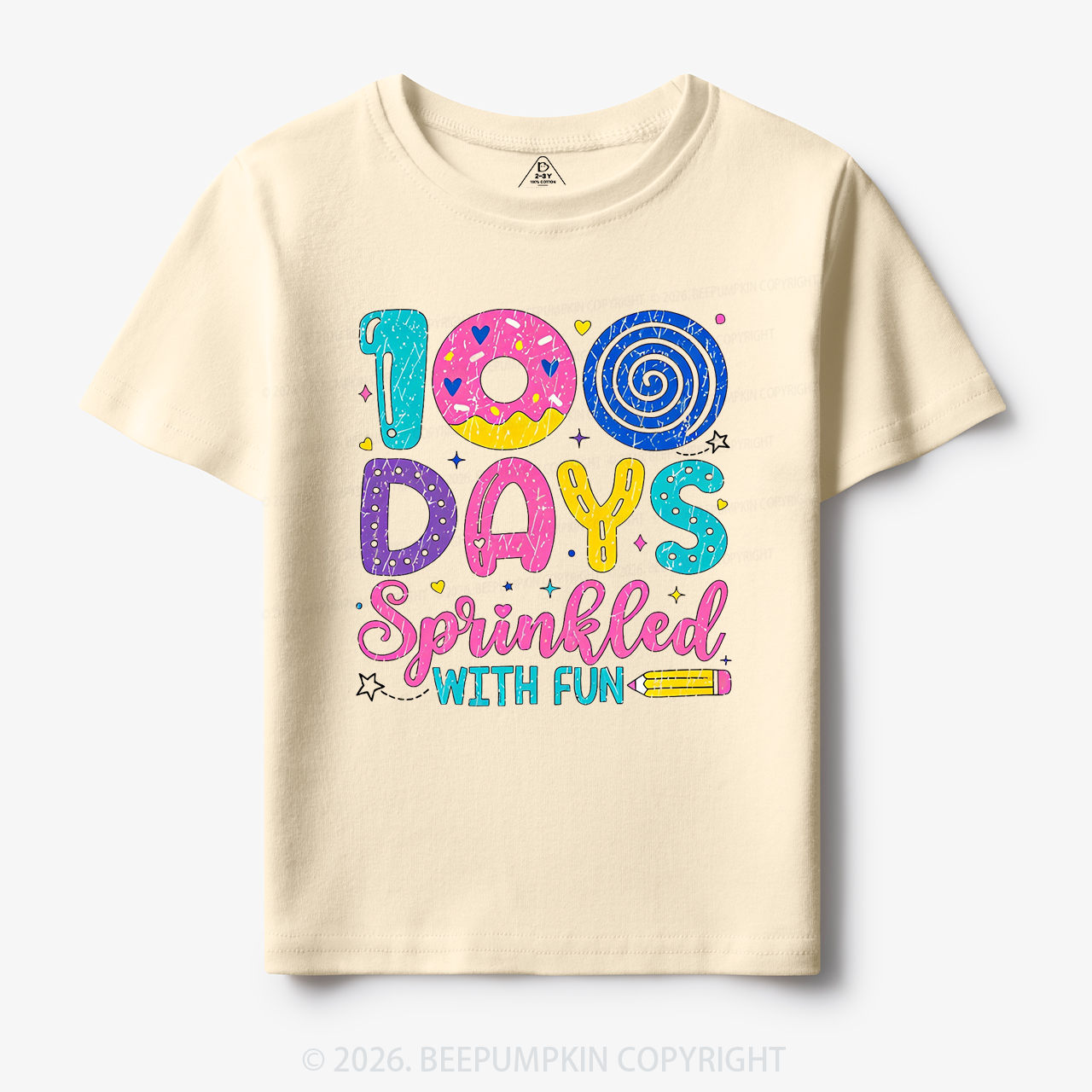 100 Days Sprinkled With Fun Toddler&Kid's Tees