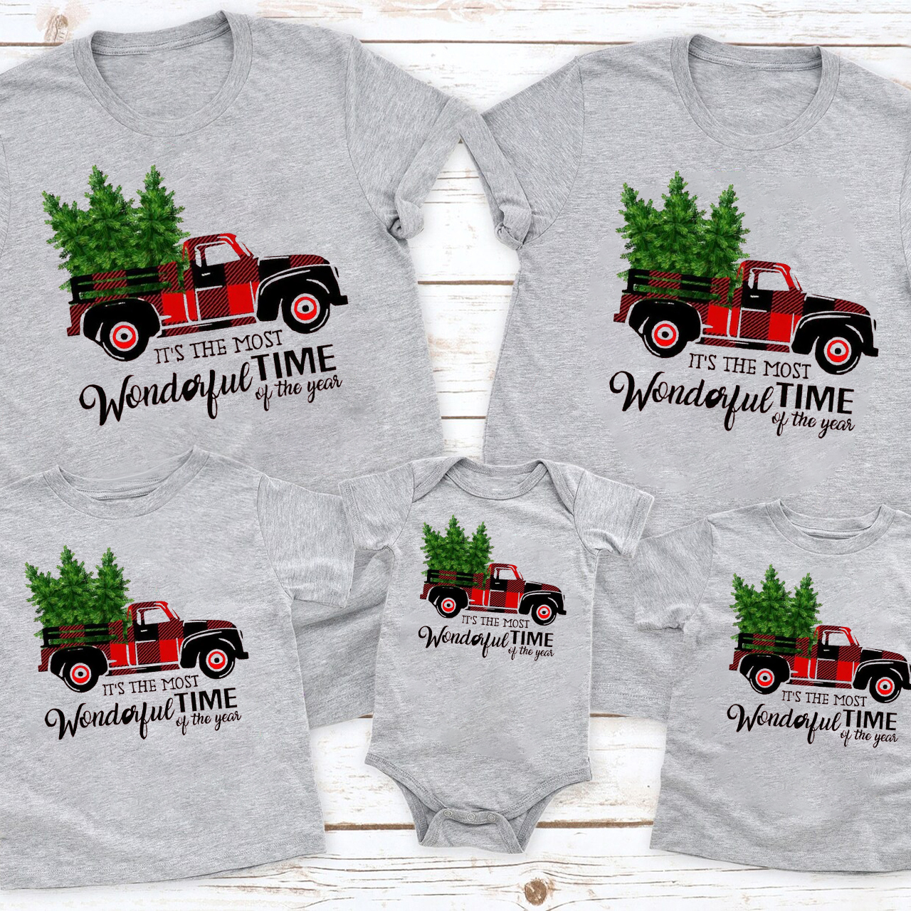 Most Wonderful Time Of The Year Christmas Family Shirts