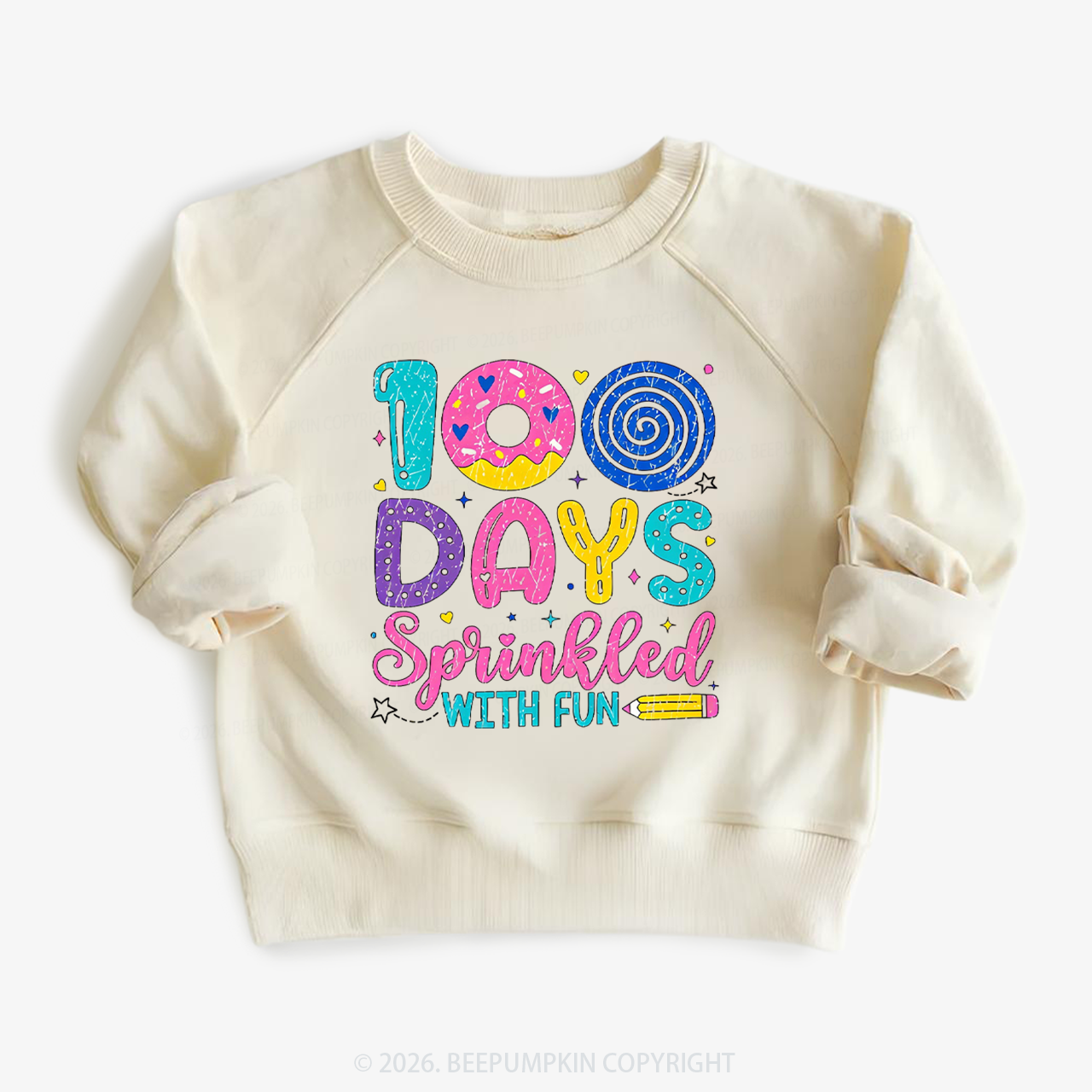 100 Days Sprinkled With Fun Toddler&Kid's Sweatshirt