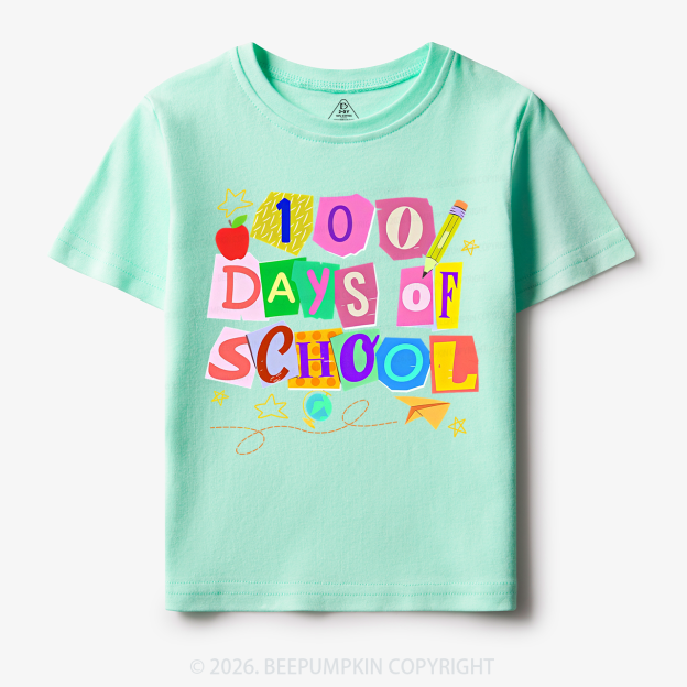 Crafty Classroom 100 Days Edition School Toddler&Kid's Tees