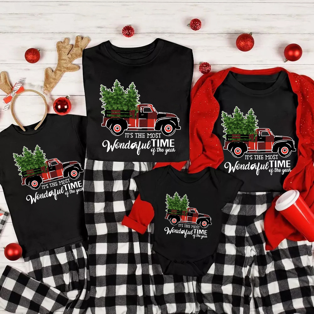 Most Wonderful Time Of The Year Christmas Family Shirts
