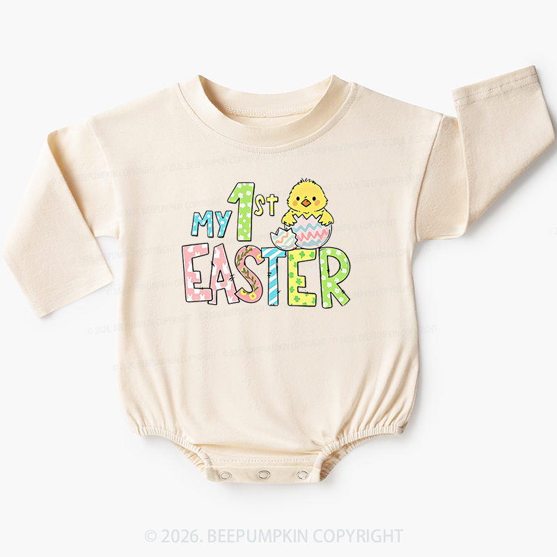 Bunny & Chick Series – My First Easter Baby Bubble Romper
