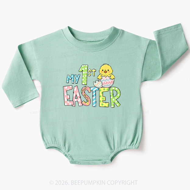 Bunny & Chick Series – My First Easter Baby Bubble Romper