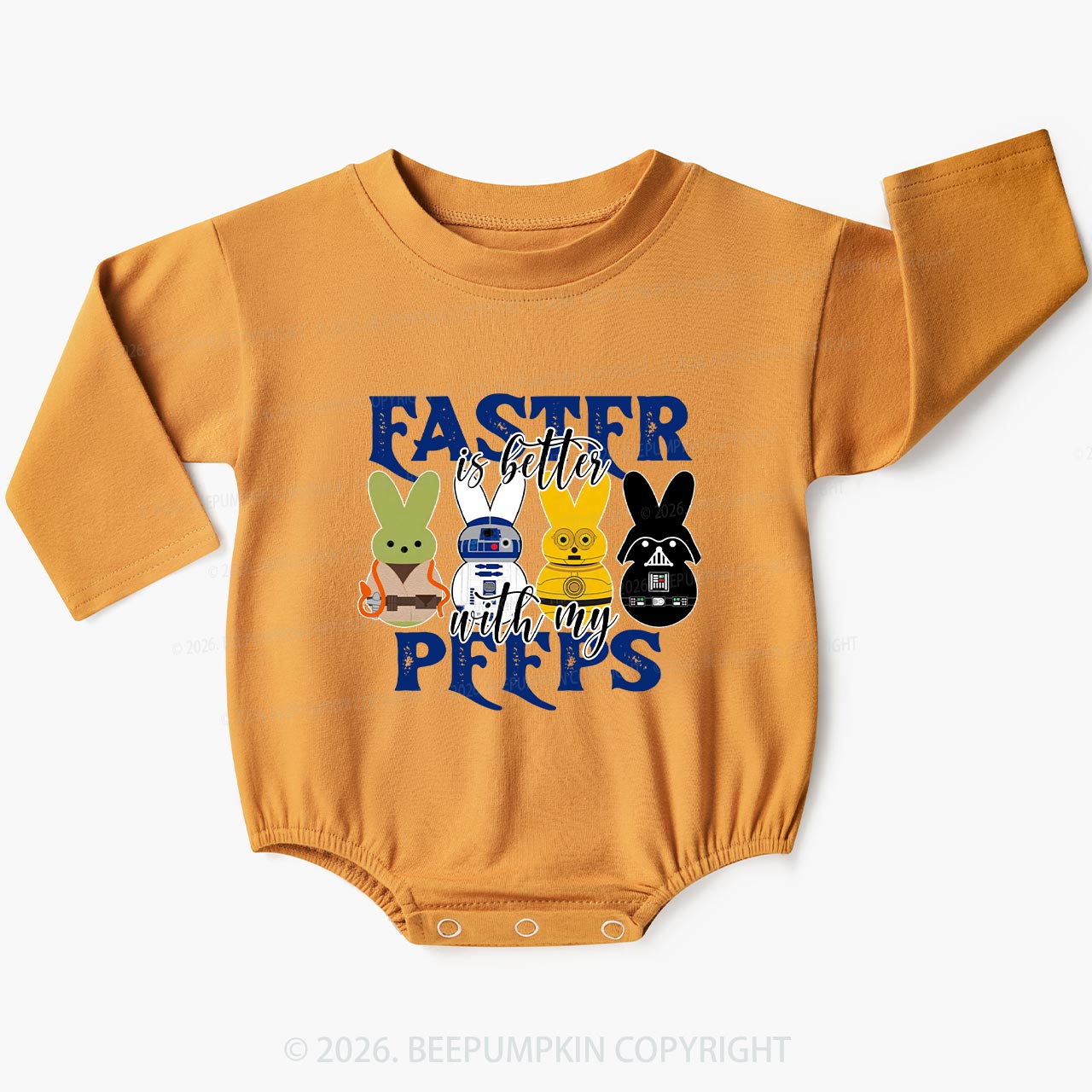 Easter Is Better With My Peeps Baby Bubble Romper