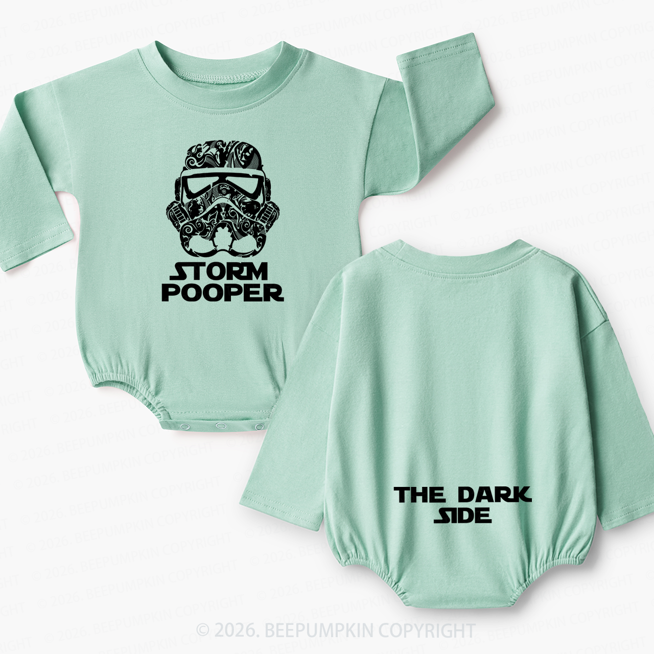 Helmet Hijinks Baby Bubble Romper