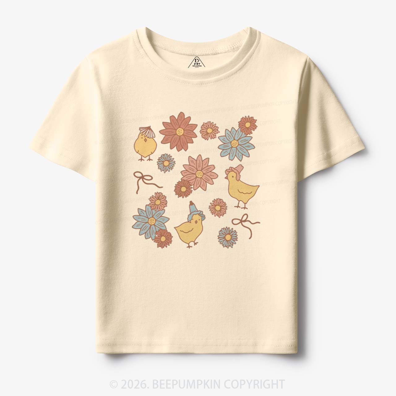 Farm Flower Chicks Toddler&Kid's Tees