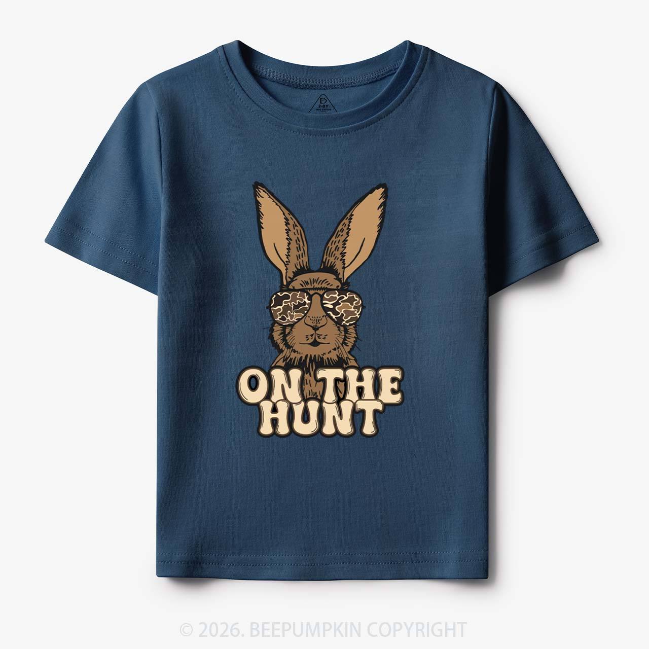 Camo Bunny On The Hunt Toddler&Kid's Tees
