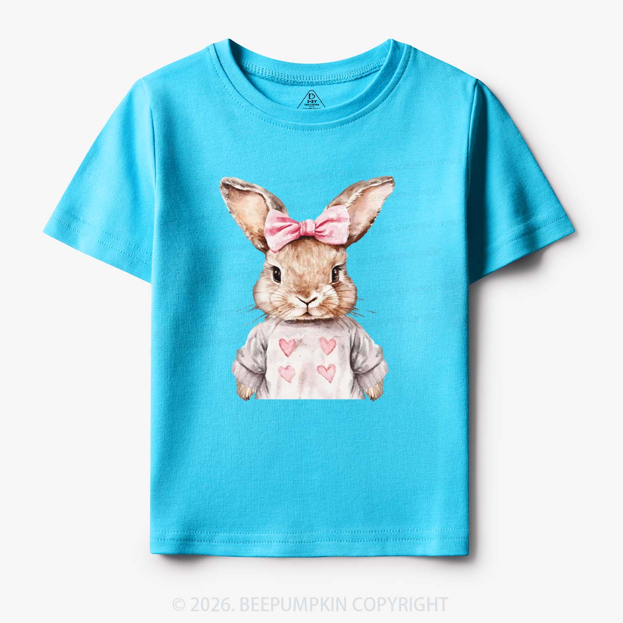 Sweet Bow Bunny Easter Toddler&Kid's Tees