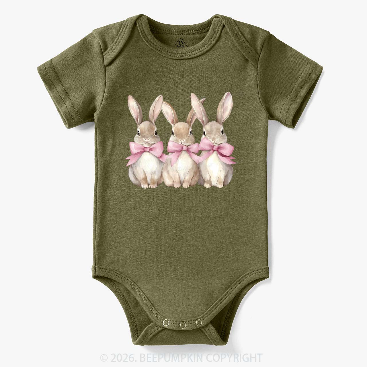 Triple Bunny Hug Easter Bodysuit