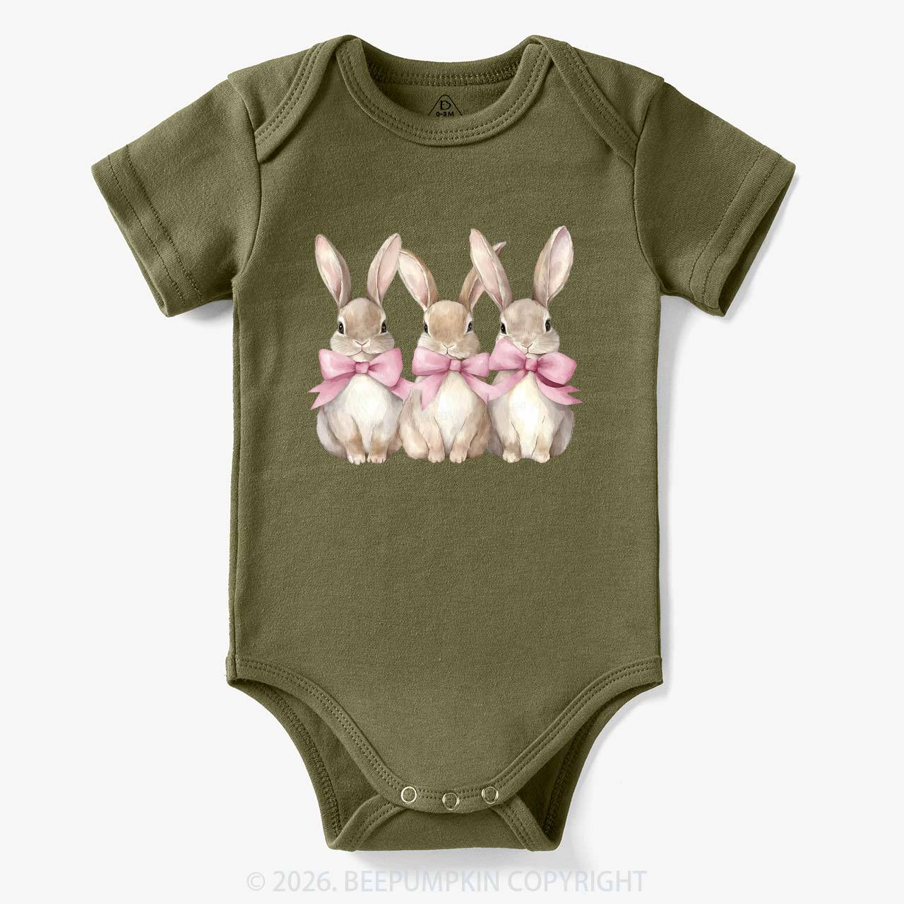 Triple Bunny Hug Easter Bodysuit