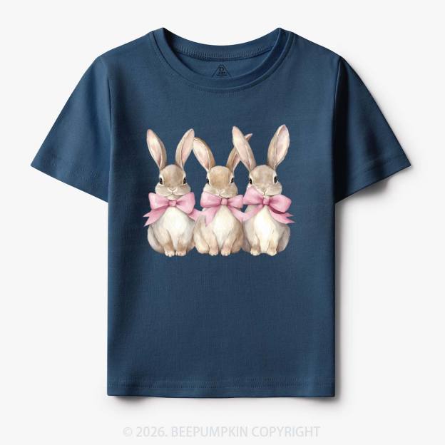 Triple Bunny Hug Easter Toddler&Kid's Tees