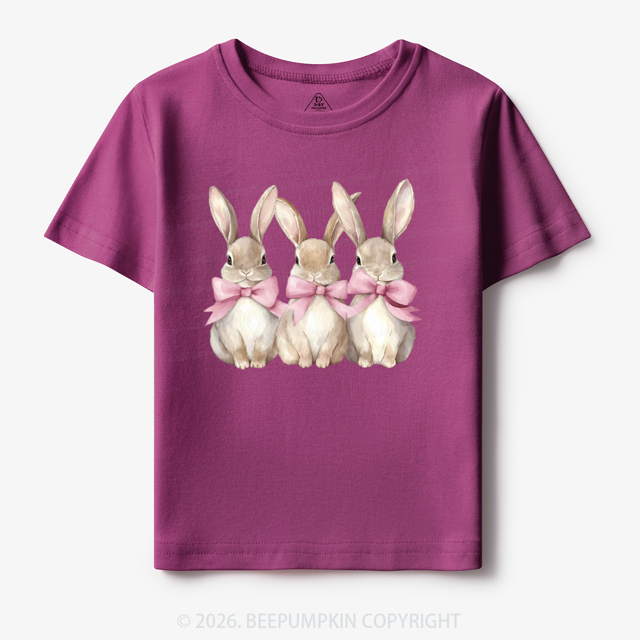 Triple Bunny Hug Easter Toddler&Kid's Tees