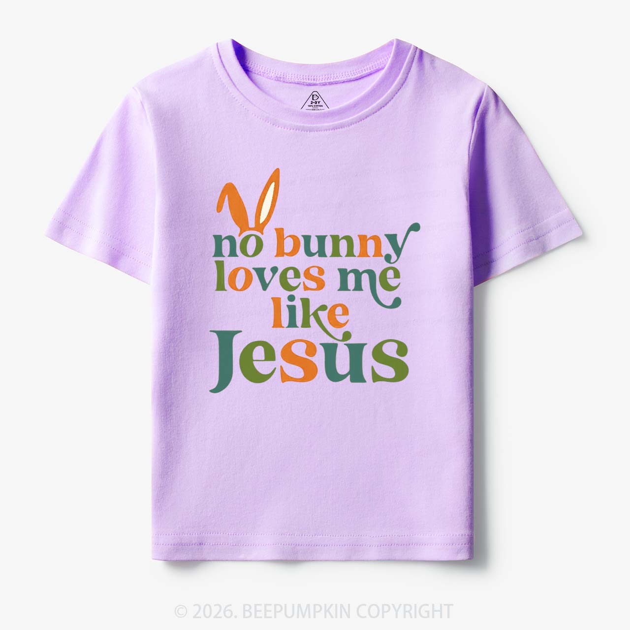 No Bunny Loves Me Like Jesus Easter Toddler&Kid's Tees