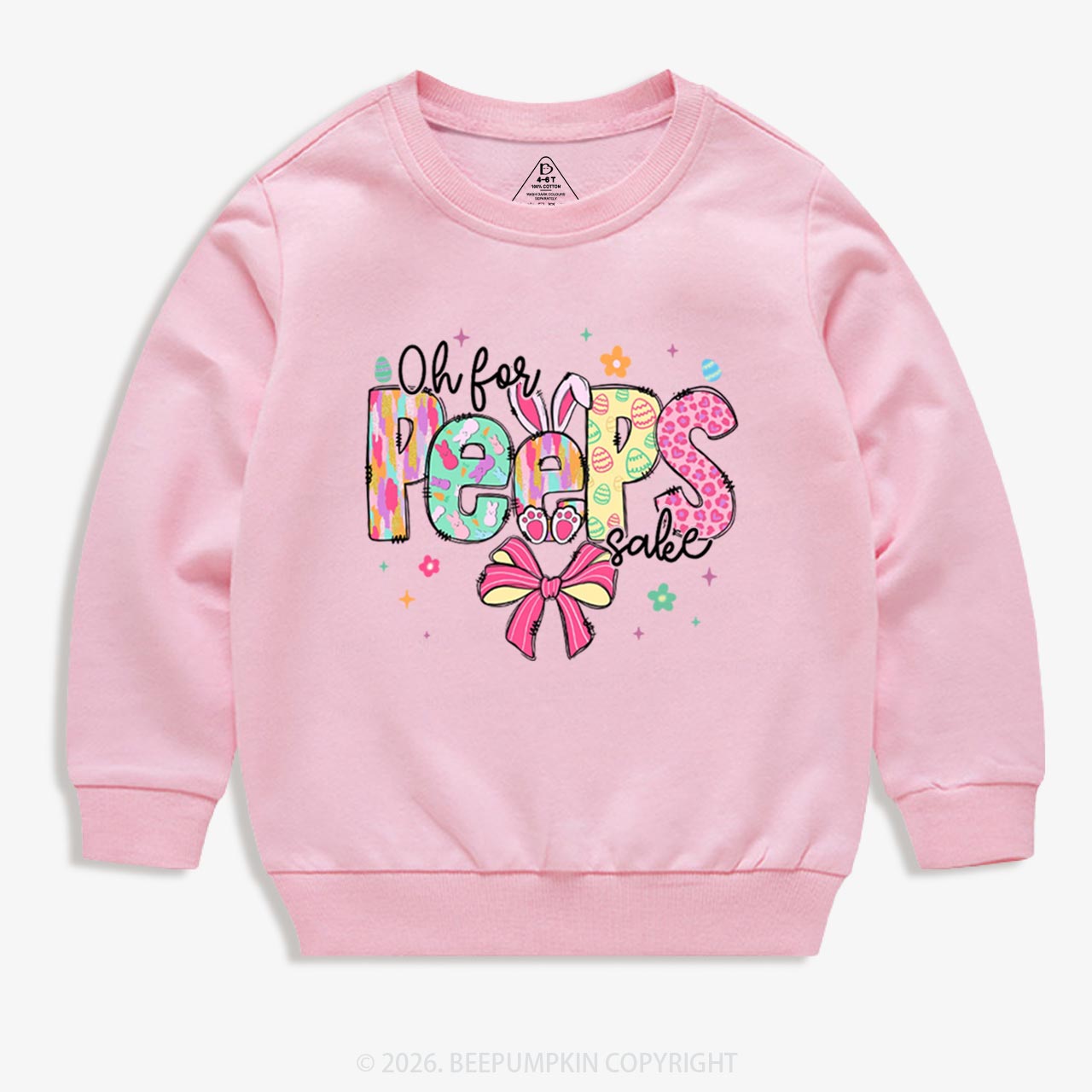 Oh For Peeps Sake Easter Kid's Sweatshirt