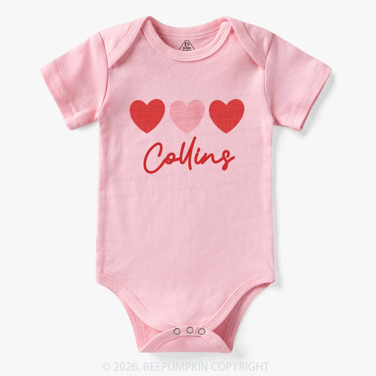 Plaid Heart Valentine's Day Bodysuit For Baby Sale-Beepumpkin™