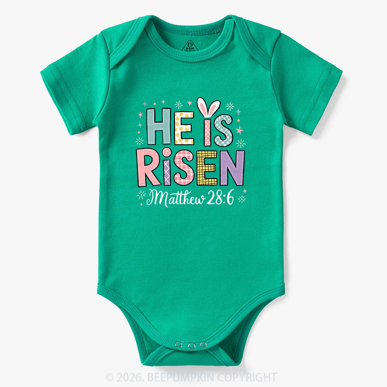 He is Risen Easter Joy Bodysuit