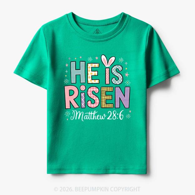 He is Risen Easter Joy Toddler&Kid's Tees