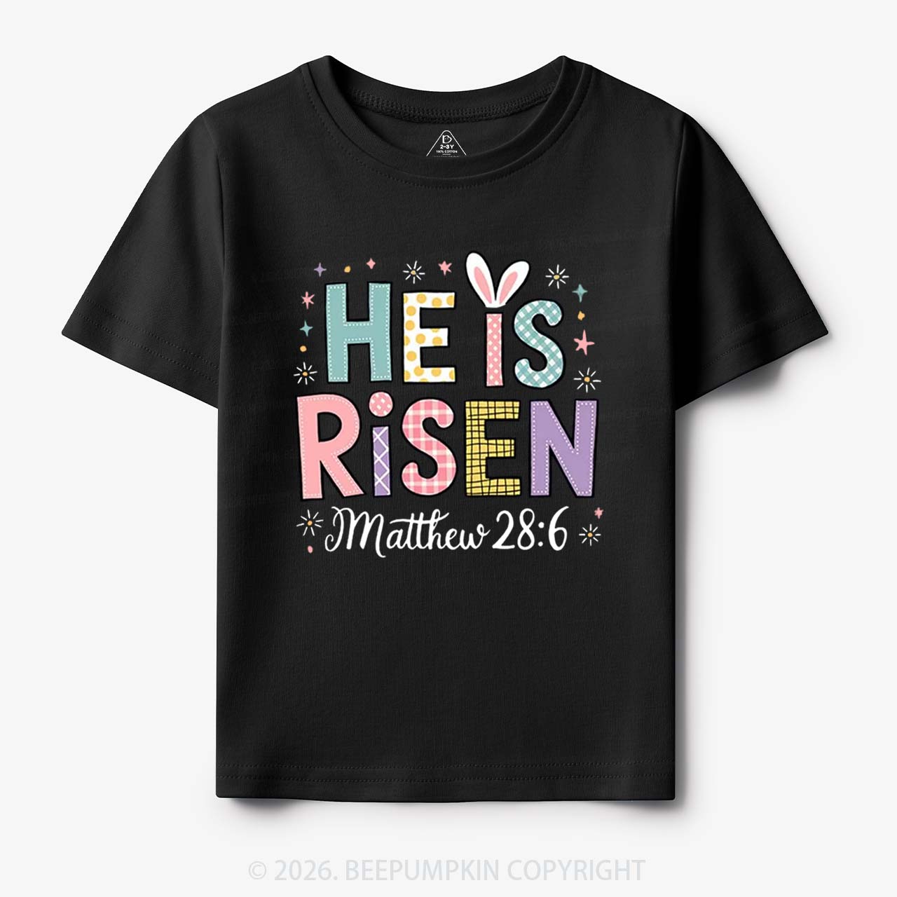 He is Risen Easter Joy Toddler&Kid's Tees