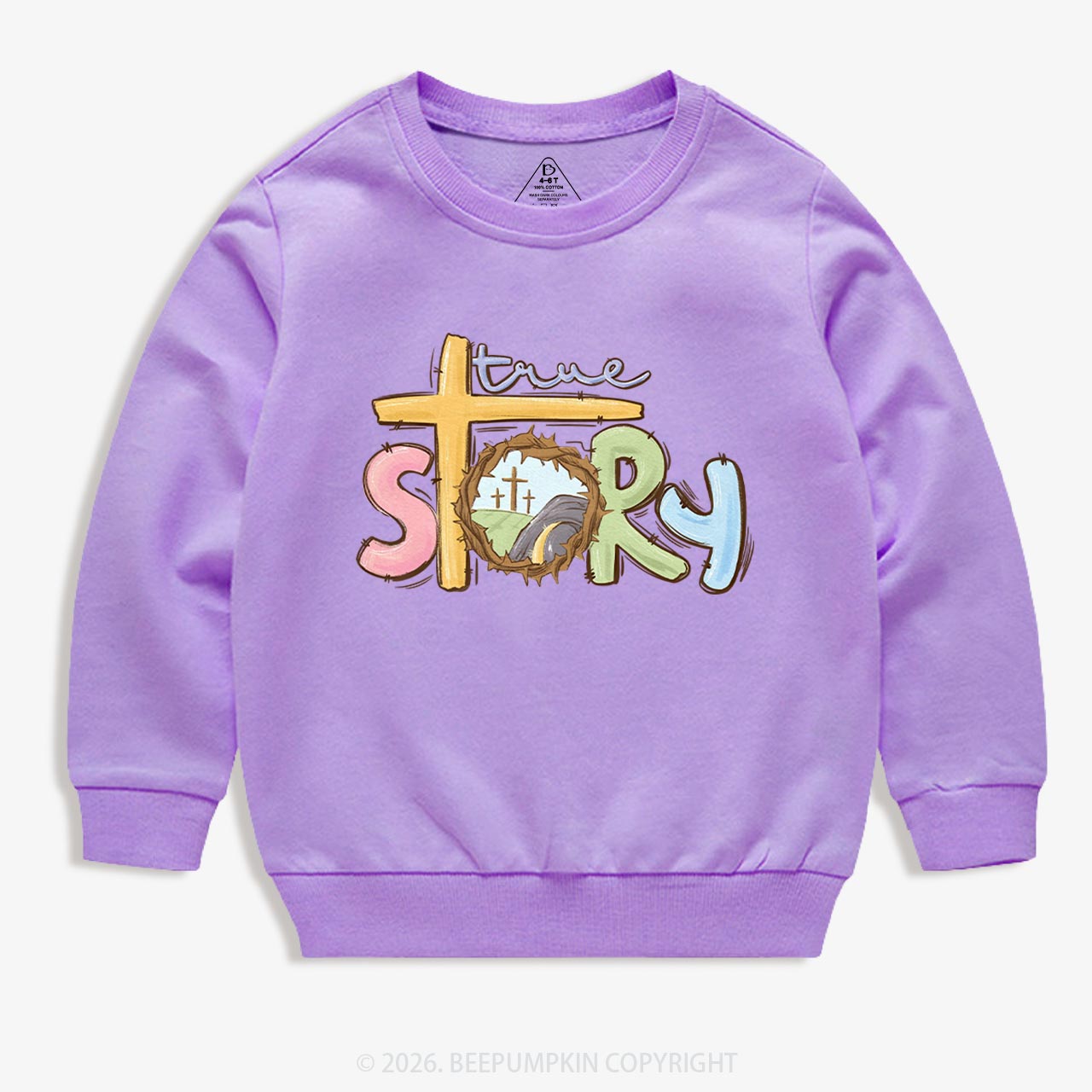 True Story Easter Kid's Sweatshirt