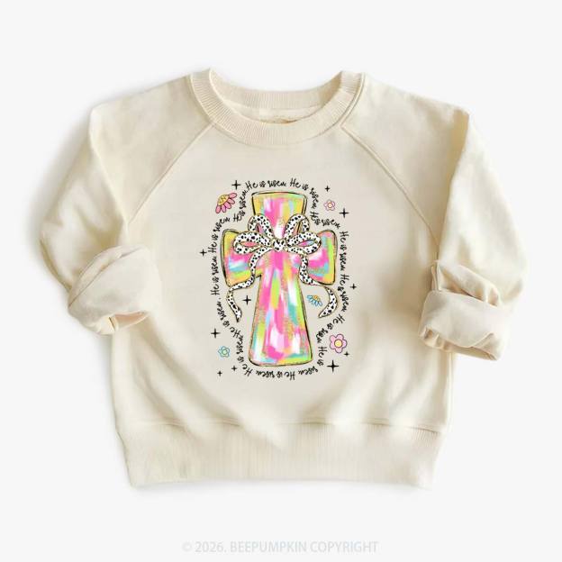 Pastel Easter Christian Kid's Sweatshirt