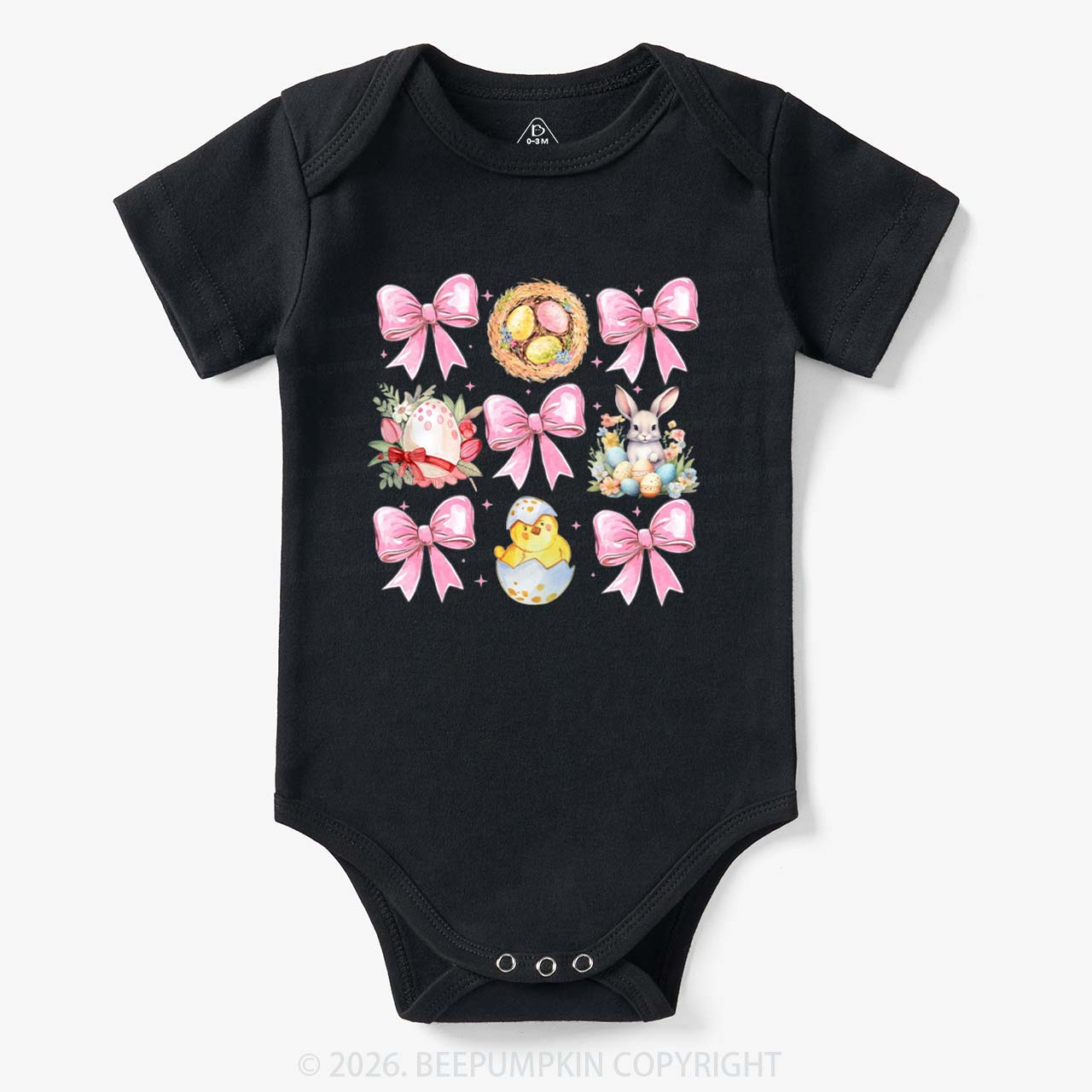 Bloom & Bunny Delight Baby Bodysuit