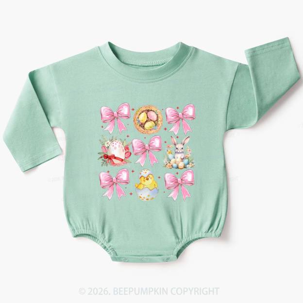 Bloom & Bunny Delight Baby Bubble Romper