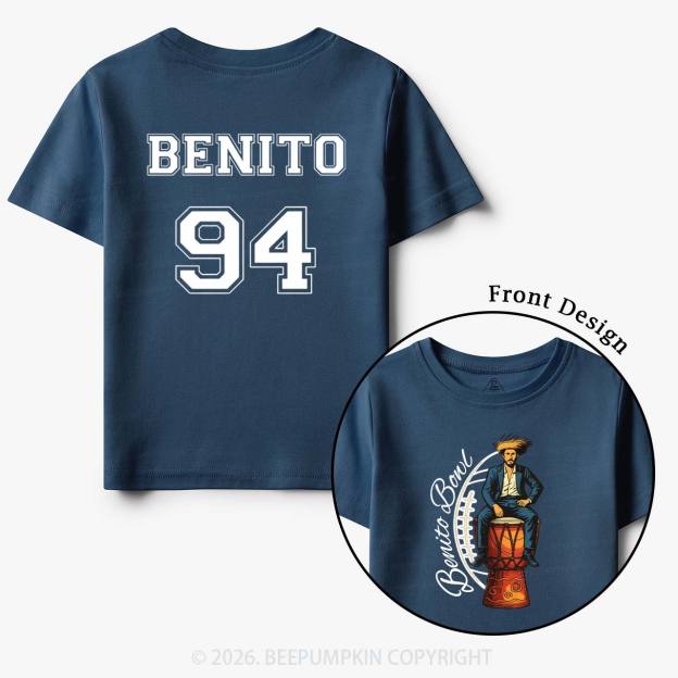 Personalized Benito Bowl Football Fan Toddler&Kid's Tees