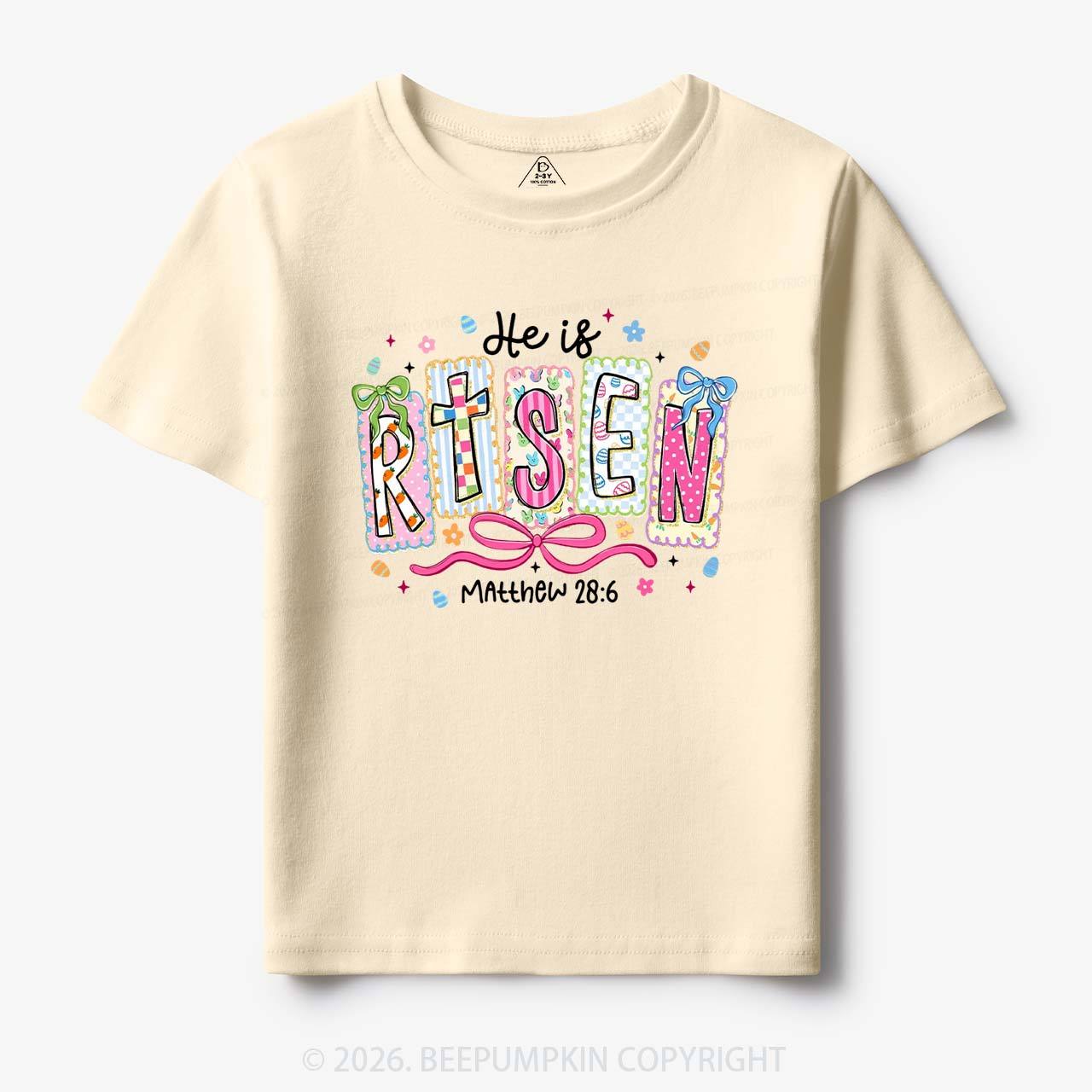 Pastel Brush Happy Easter Bunnies Toddler&Kid's Tees