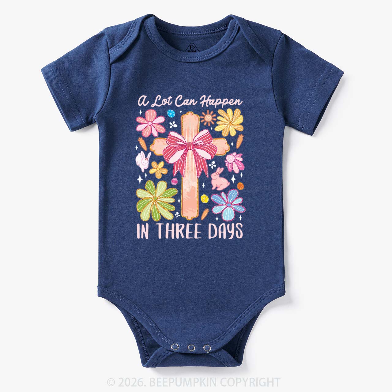 A Lot Can Happen In Three Days Baby Bodysuit