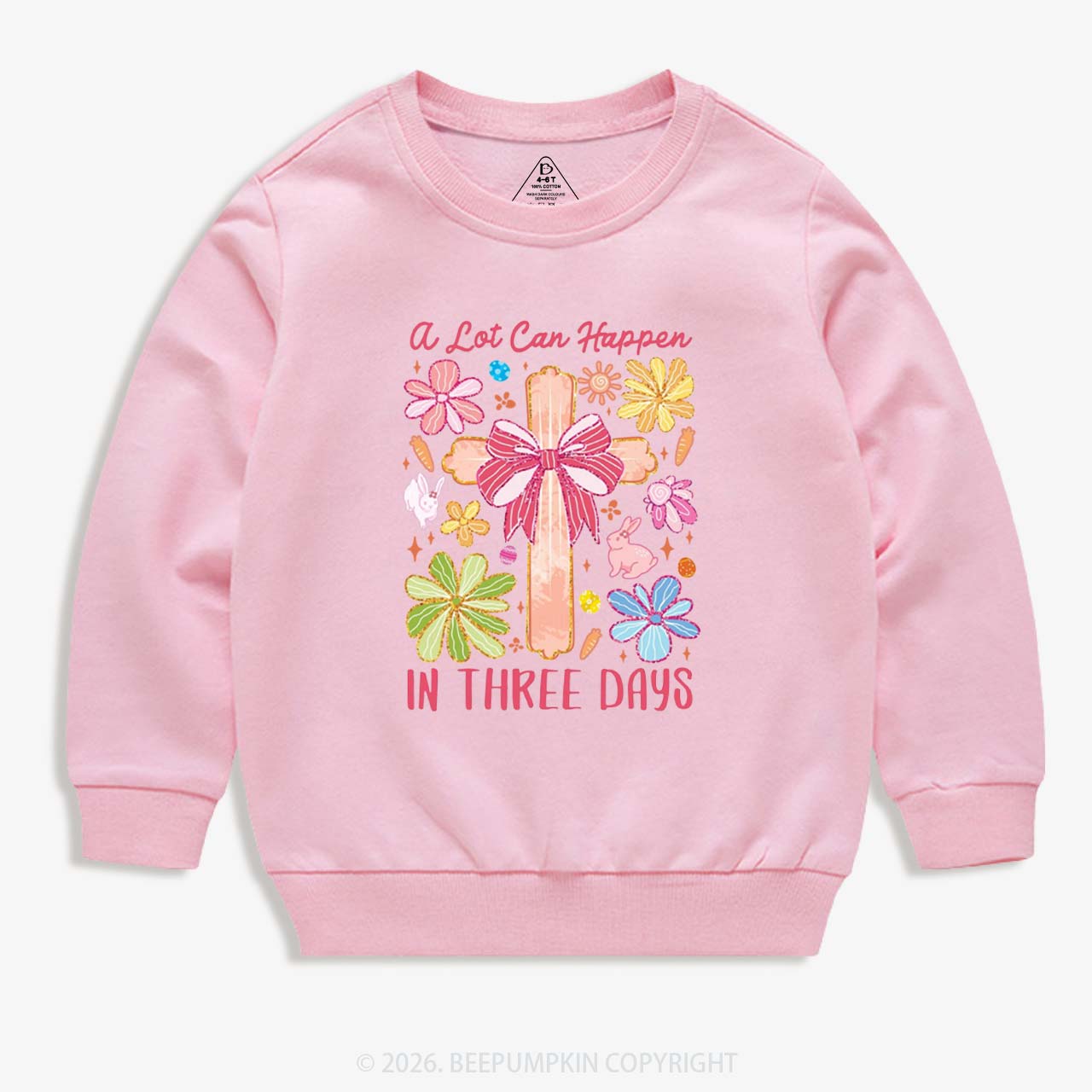 A Lot Can Happen In Three Days Kid's Sweatshirt