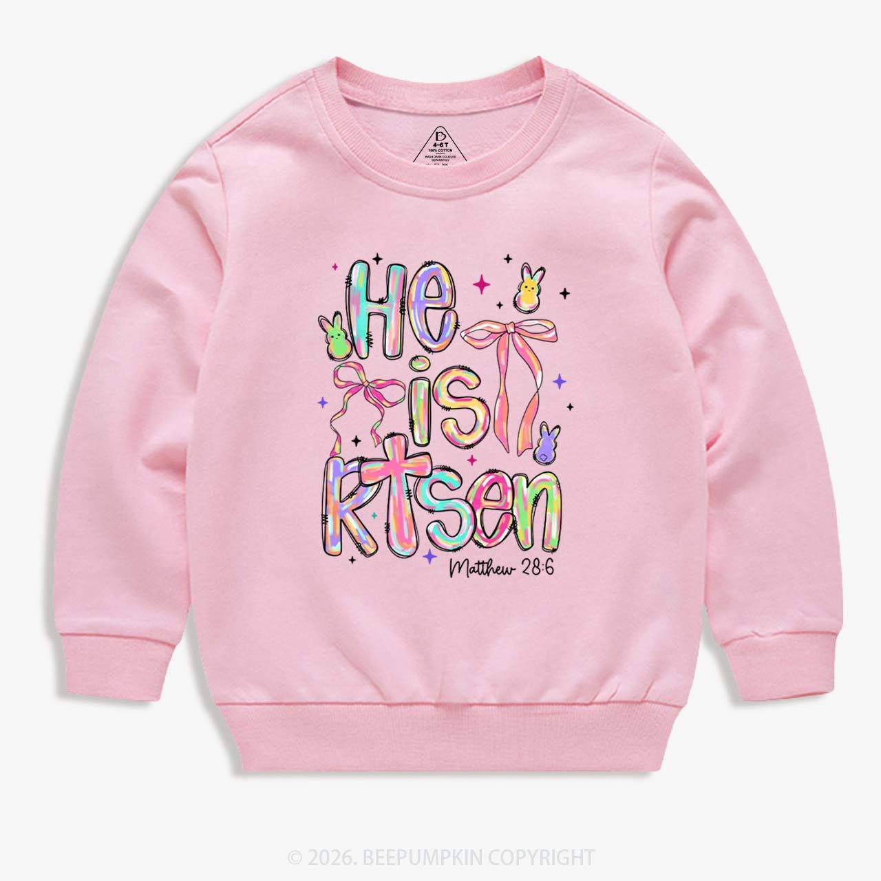 Risen In Color  Candy Bunny Kid's Sweatshirt