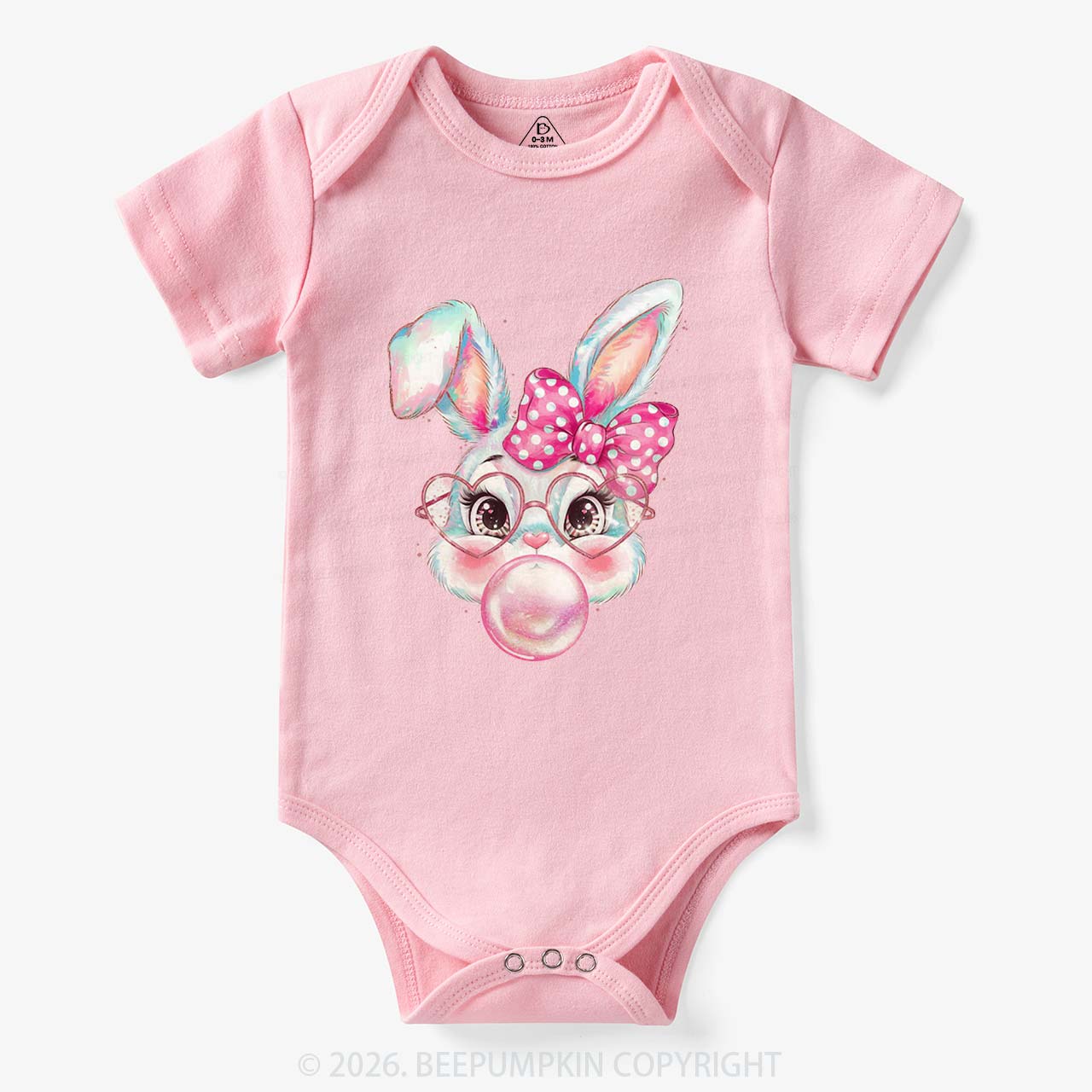 Sassy Bunny Bubble Baby Bodysuit