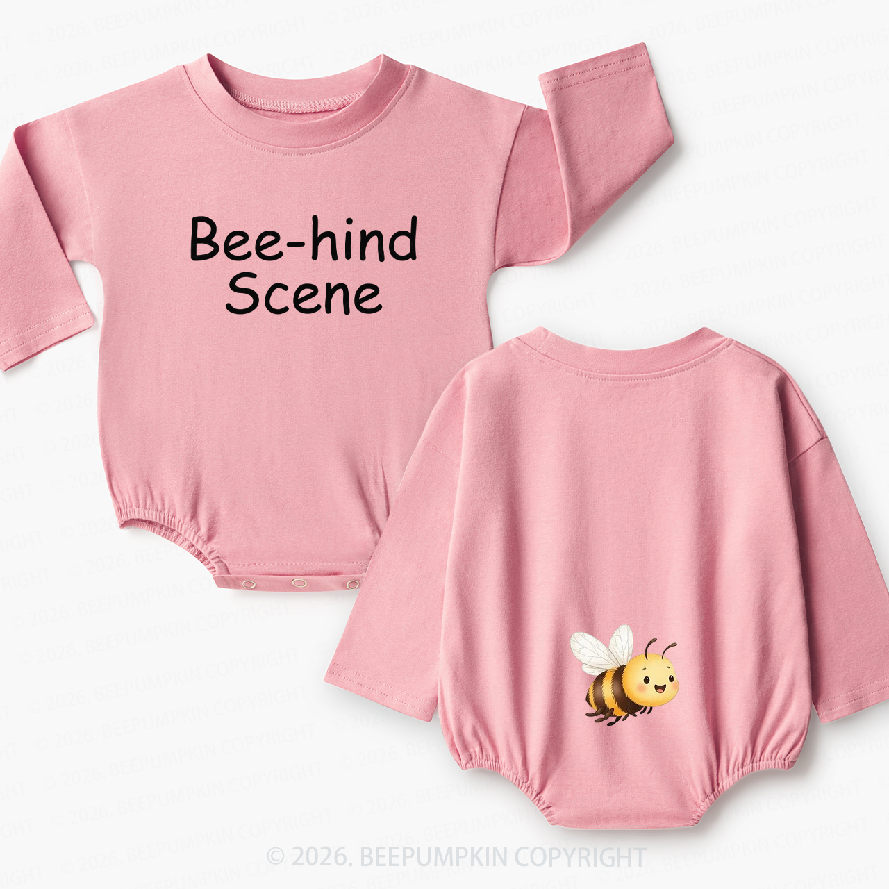 Bee-Hind Scene Baby Bubble Romper