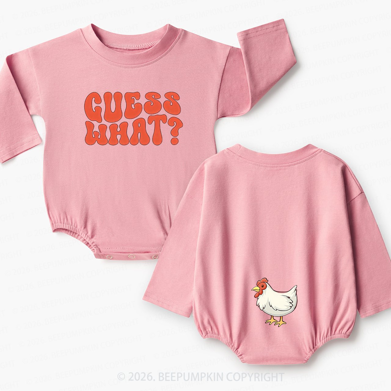 Guess What? Baby Bubble Romper Beepumpkin