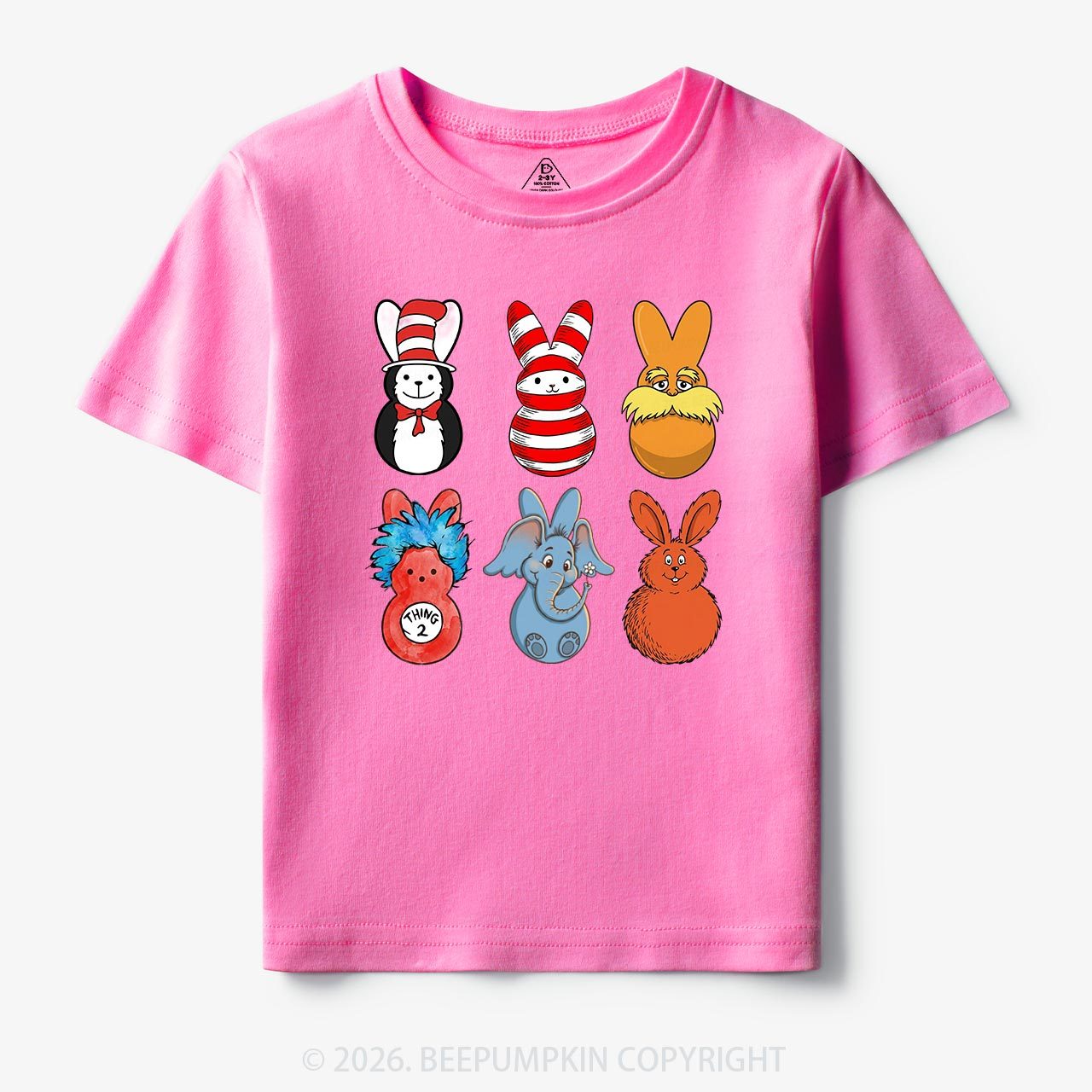 Storybook Bunny Tumbler Toddler&Kids Shirts