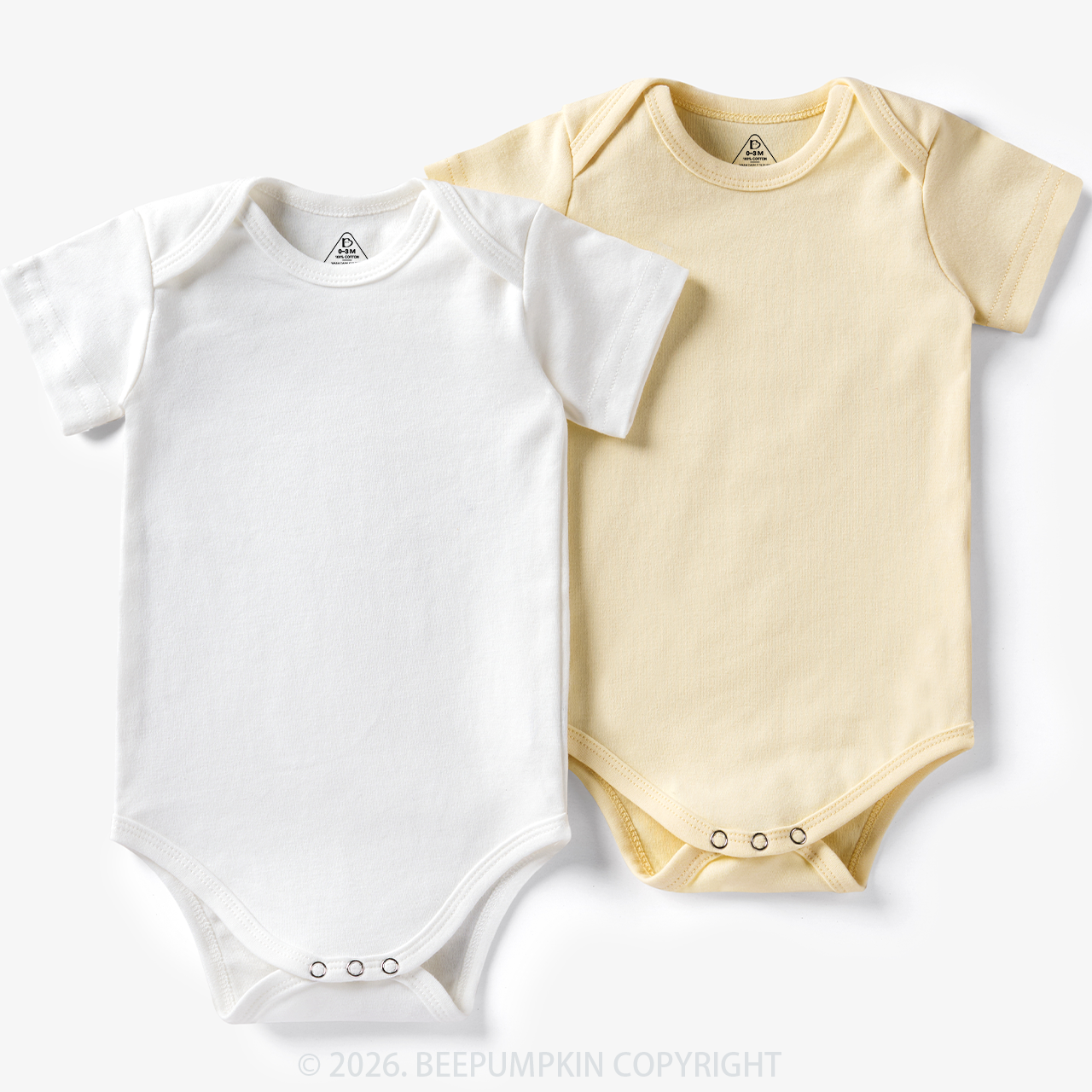 Solid Natural Baby Bodysuit